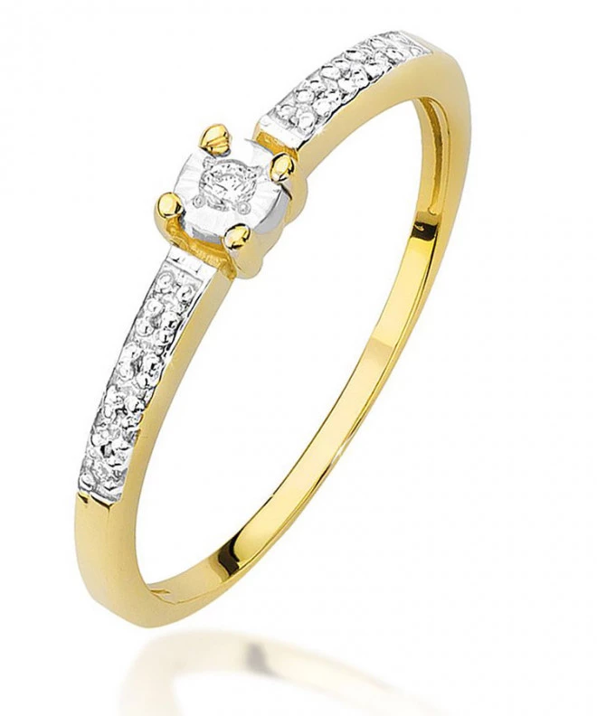 Bonore - Arany 585 - Gyémánt 0,02 ct gyűrű 84148