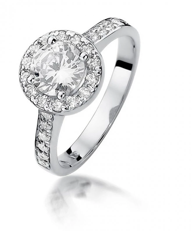 Bonore - Fehér Arany 585 - Gyémánt 0,4 ct gyűrű 117258