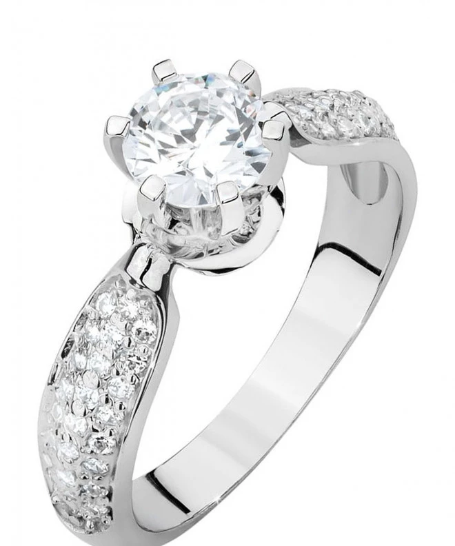 Bonore - Fehér Arany 585 - Gyémánt 0,7 ct gyűrű 118287