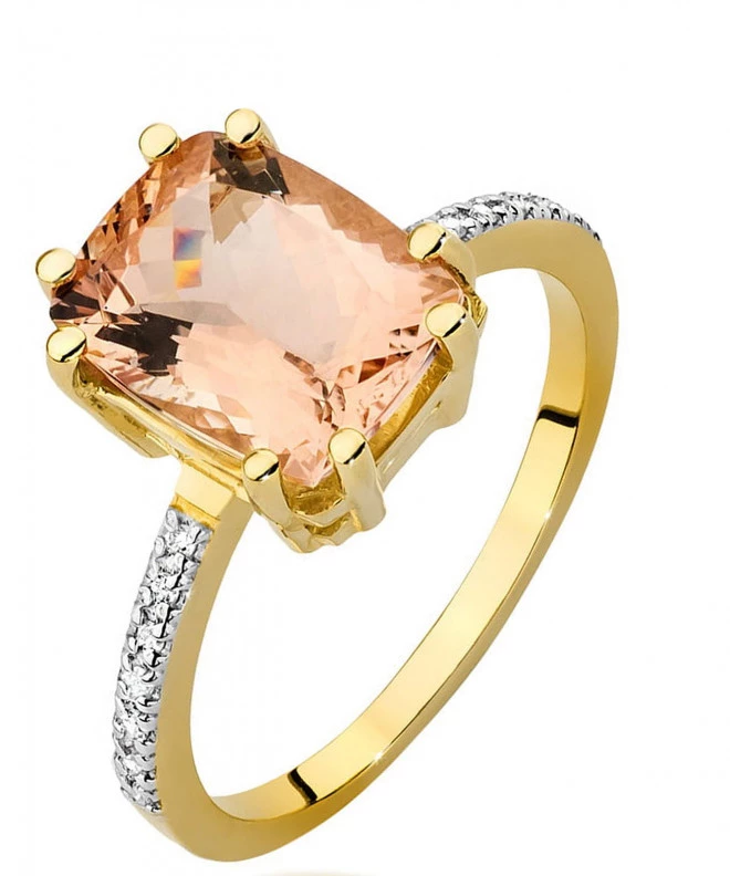 Bonore - Arany 585 - Morganit 2,8 ct gyűrű 94400