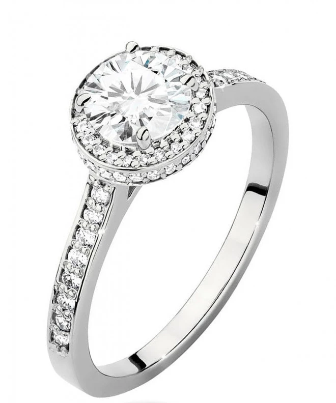 Bonore - Fehér Arany 585 - Gyémánt 0,7 ct gyűrű 117265