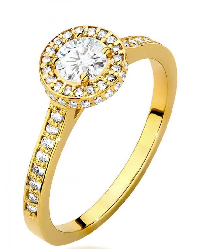 Bonore - Arany 585 - Gyémánt 0,4 ct gyűrű 91334