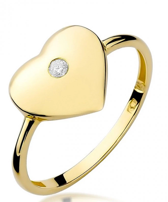 Bonore - Arany 585 - Gyémánt 0,03 ct gyűrű 81034