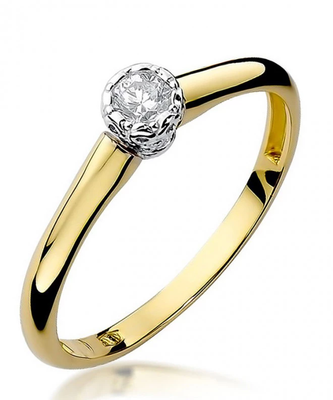 Bonore - Arany 585 - Gyémánt 0,13 ct gyűrű 85145