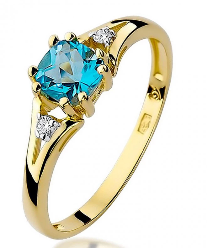 Bonore - Arany 585 - Topáz 0,7 ct gyűrű 100673