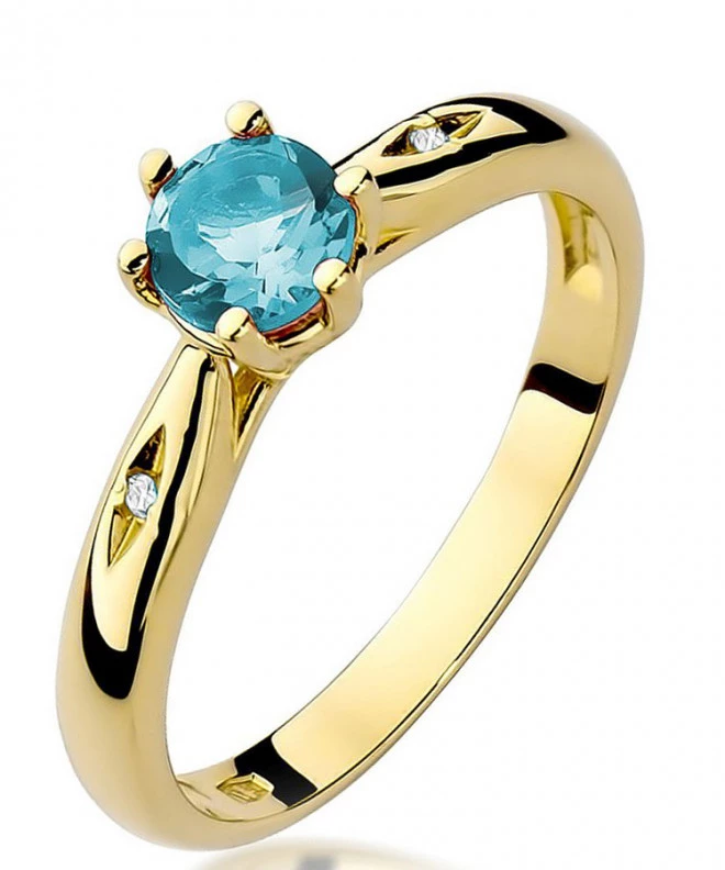 Bonore - Arany 585 - Topáz 0,5 ct gyűrű 101671