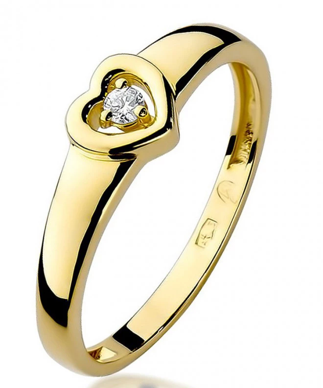 Bonore - Arany 585 - Gyémánt 0,04 ct gyűrű 81033