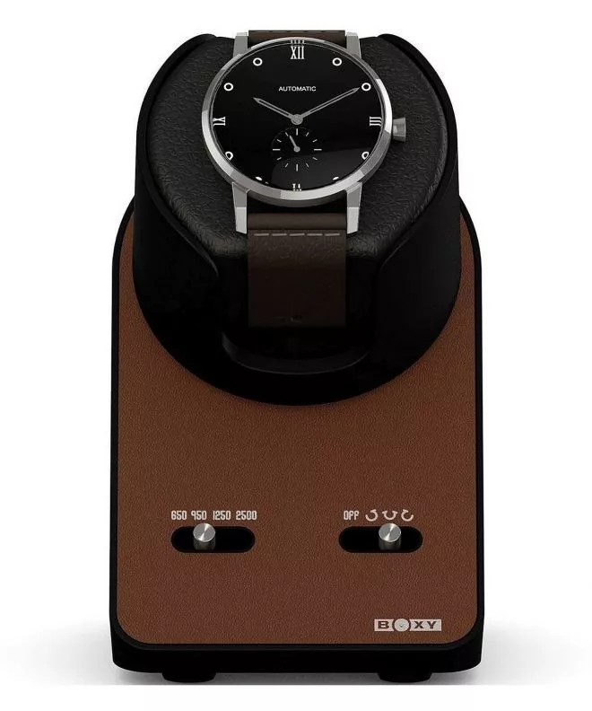 Beco Technic Boxy BLDC Nightstand EXT Brown  moduláris Óraforgató 1 órához, USB kábellel 309138