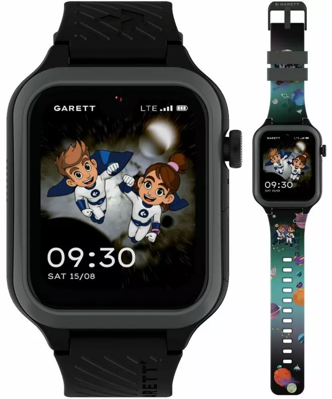 Garett Kids Essa AI 4G Fekete SET Gyerek okosóra 5904238487266