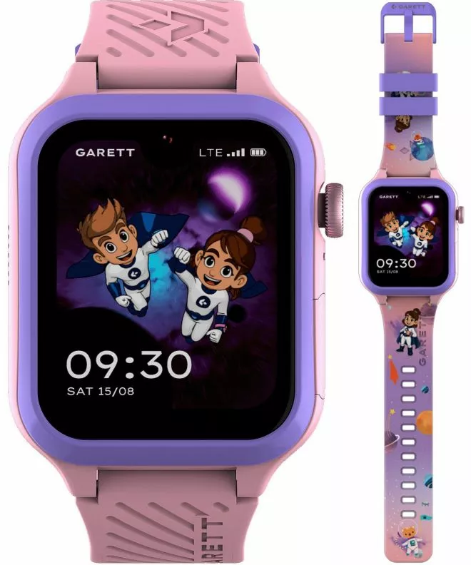 Garett Kids Essa AI 4G Rózsaszín SET Gyerek okosóra 5904238487280