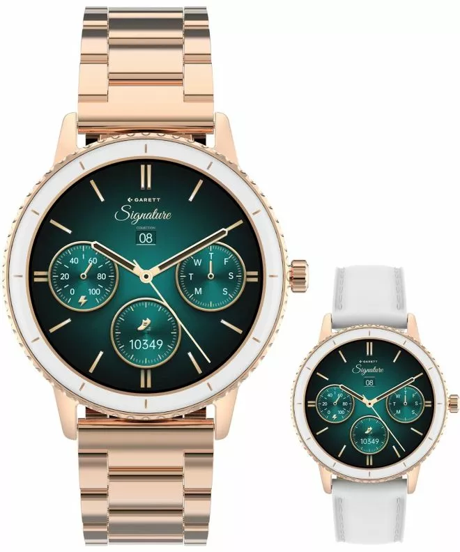 Garett Signature Grace Rose Gold Solid SET női okosóra 5904238485071