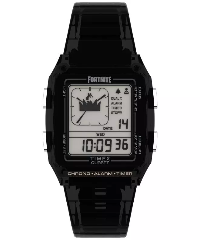 Timex Q Timex Lca Chronograph Fortnite® unisex karóra TW2W96500