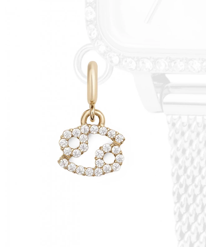 Daniel Wellington Charm Gold Cancer medál DW01500004