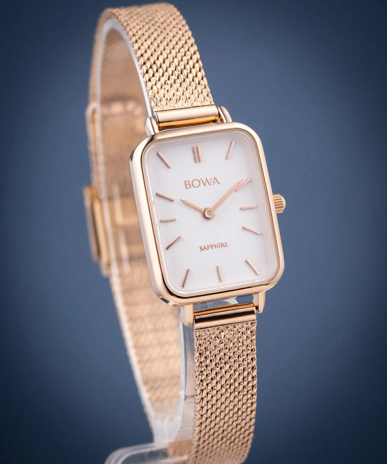 BOWA Dubai White Rose-Gold Mesh 20 női karóra DU207-27-107M