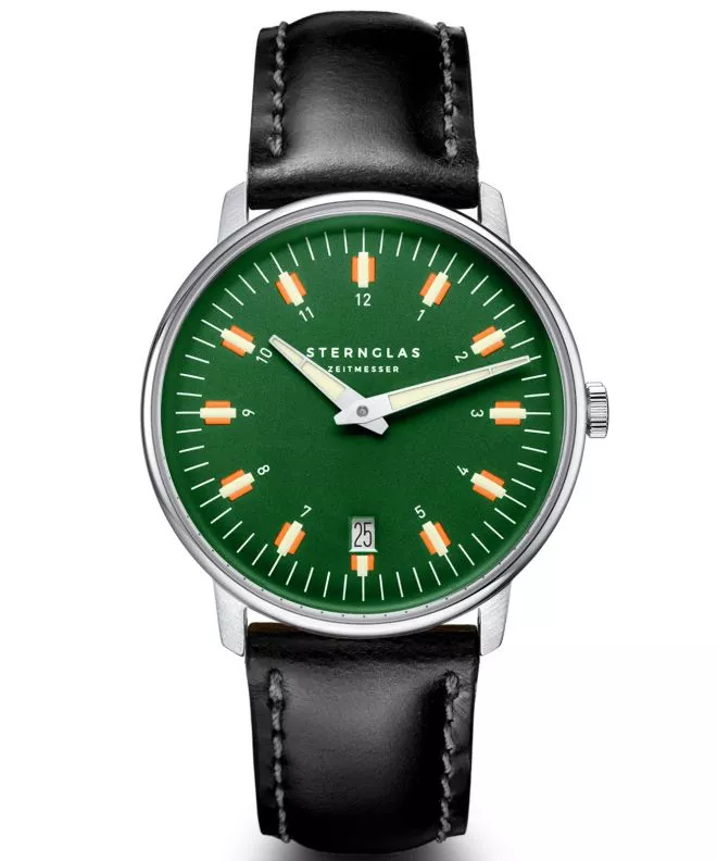 Sternglas Egor Green Silver férfi karóra S01-EG08-BR02