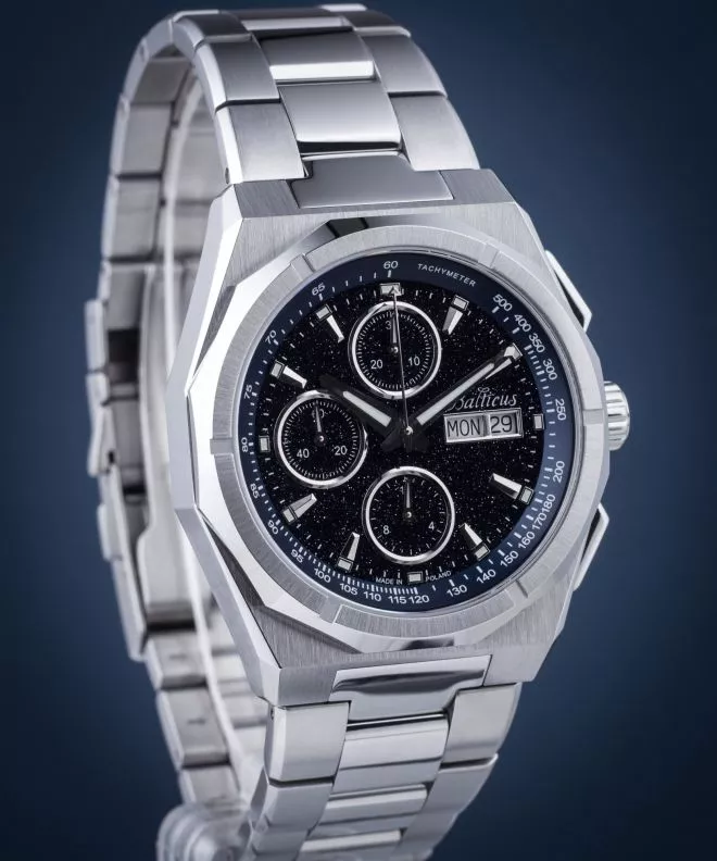 Balticus StarDust 42 mm Awenturyn Chrono Limited Edition Férfi Karóra BALSDCHABA