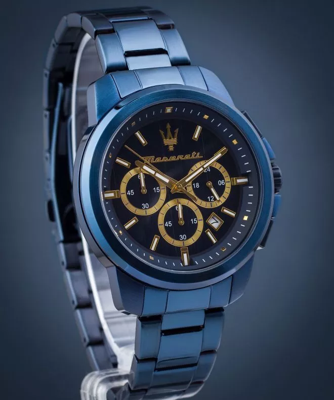 Maserati Successo Chronograph Blue Edition férfi karóra R8873621040