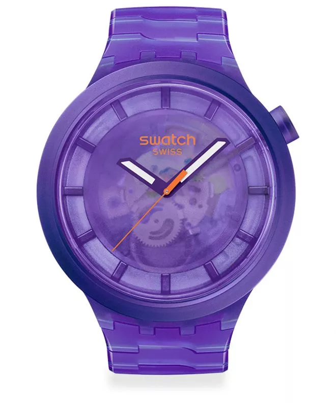 Swatch Big Bold Colors of Joy - Purple Joy unisex karóra SB05V103