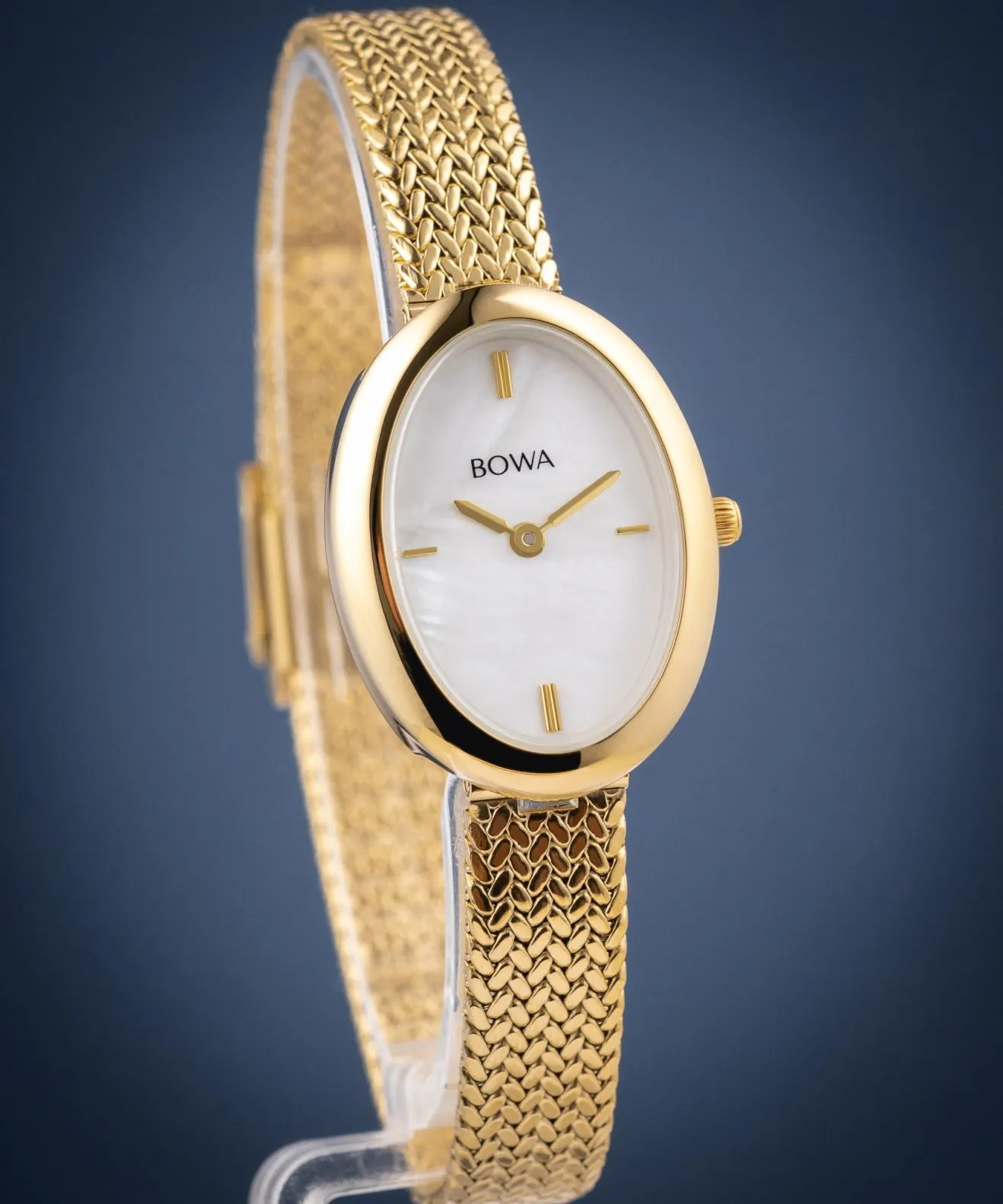 BOWA Oslo Pearl-Gold Mesh 23 női karóra OS234-154-104M