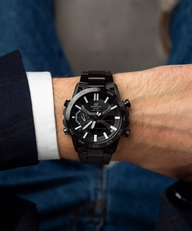 Casio Edifice Bluetooth Sospensione Solar férfi karóra ECB-2000DC-1BEF