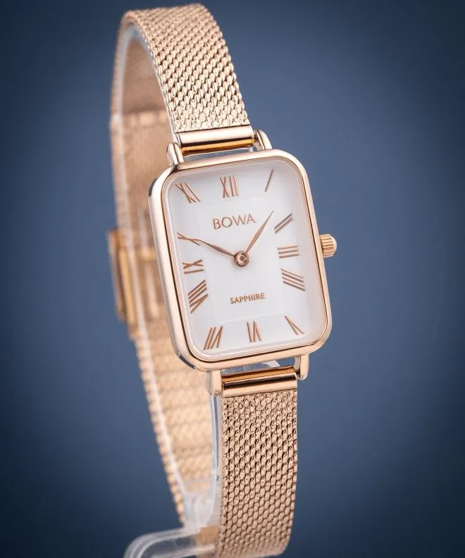 BOWA Dubai White Rose-Gold Mesh 20 női karóra DU207-27R-107M