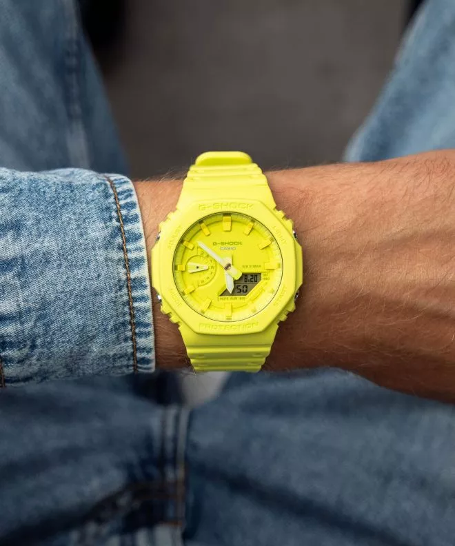 Casio G-Shock Classic Tone on Tone Carbon Core Guard férfi karóra GA-2100-9A9ER