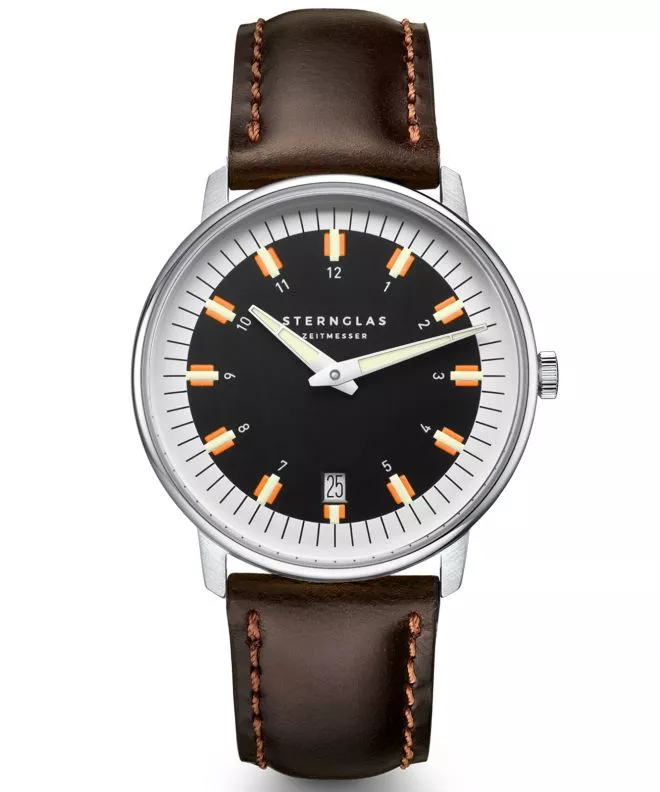 Sternglas Egor Black Silver férfi karóra S01-EG03-BR03