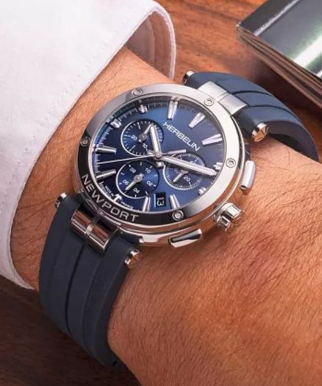 Herbelin Newport Chronograph Férfi Karóra 37658AP15CB (37658/AP15CB)