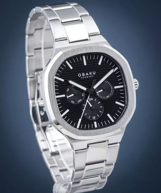 Obaku ILD Blacksteel férfi karóra V275GMCBSC