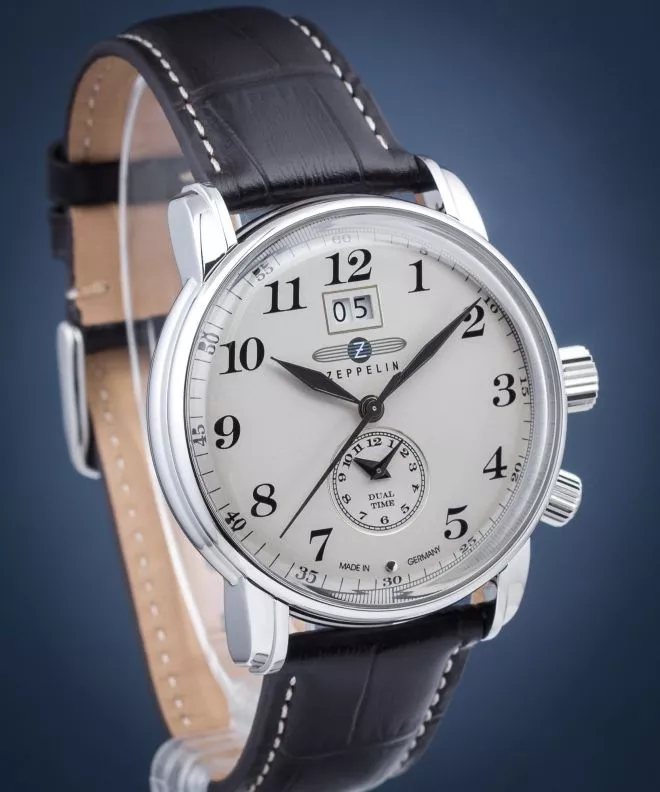 Zeppelin LZ127 Graf Zeppelin Dual Time Férfi Karóra 7644-5