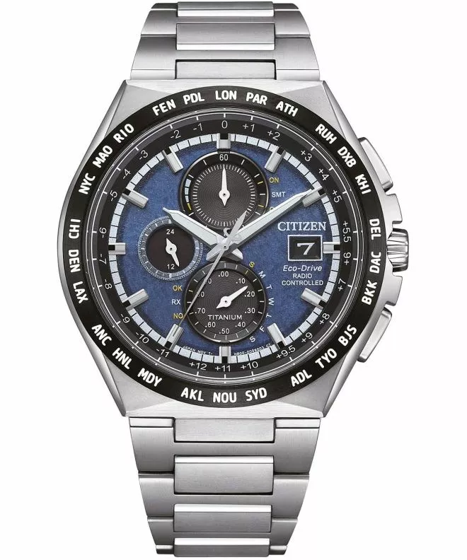 Citizen Radio Controlled Super Titanium Eco-Drive férfi karóra AT8238-84L
