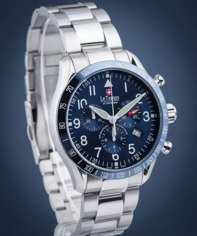 Le Temps Air Marshal Chronograph férfi karóra LT1041.13BS01