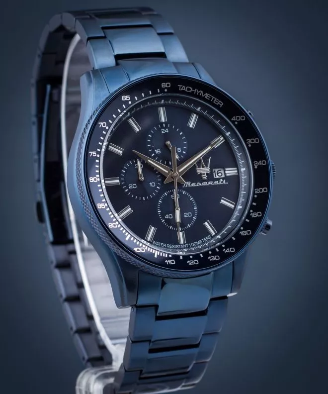 Maserati Sfida Chronograph Blue Edition férfi karóra R8873640023