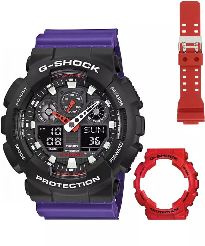 Casio G-Shock GA-100 Original Set férfi karóra GA-100B-Set111