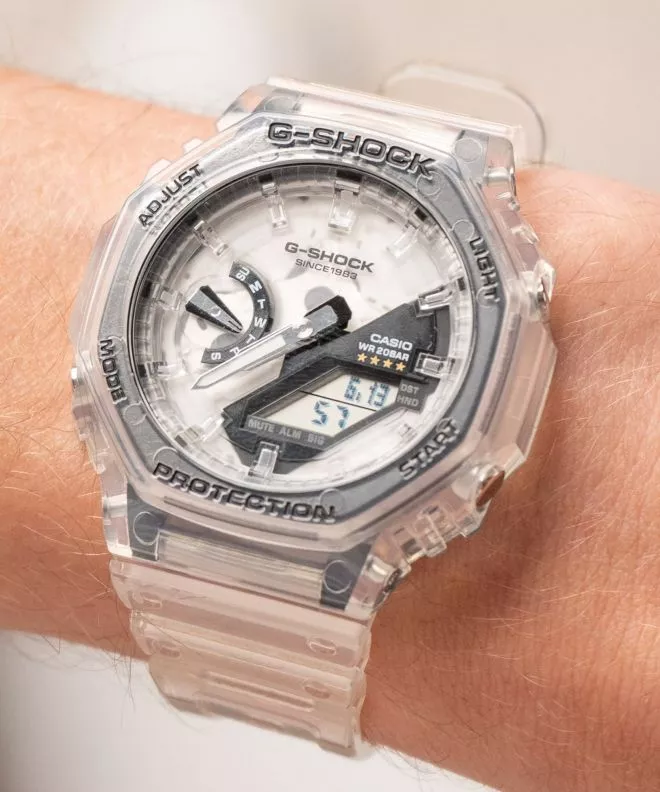Casio G-Shock Original 40th Anniversary Clear Remix férfi karóra GA-2140RX-7AER