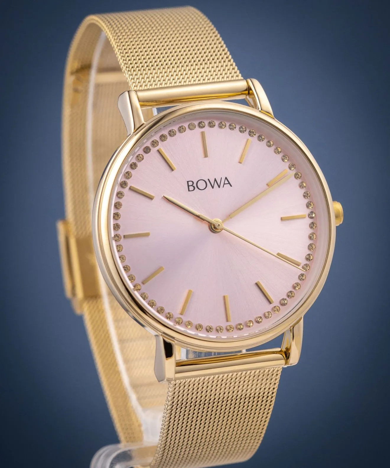 BOWA Rio Rose-Gold Gold Mesh 38 női karóra RI384-74-184M
