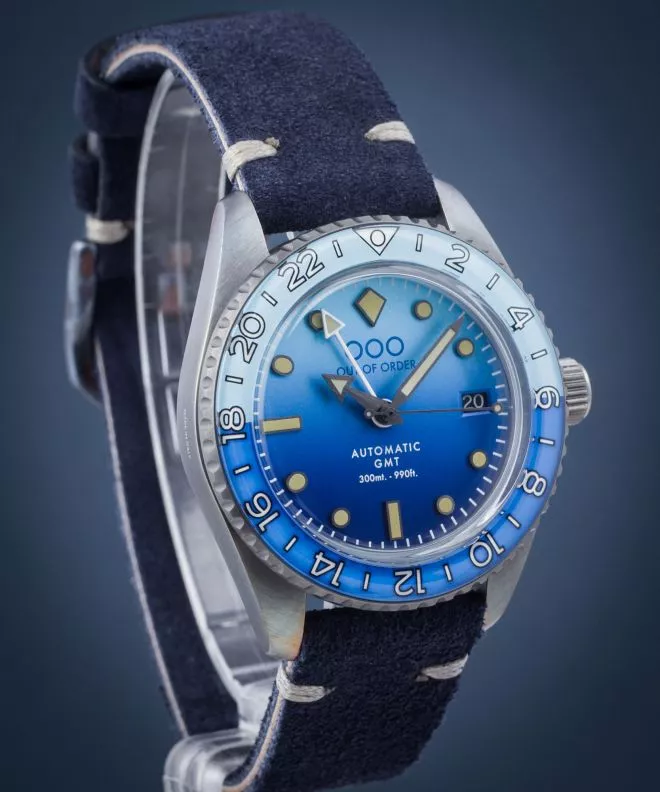 Out of Order Shaker Bomba Blu Automatic GMT Unisex Karóra OOO.001-25.BB