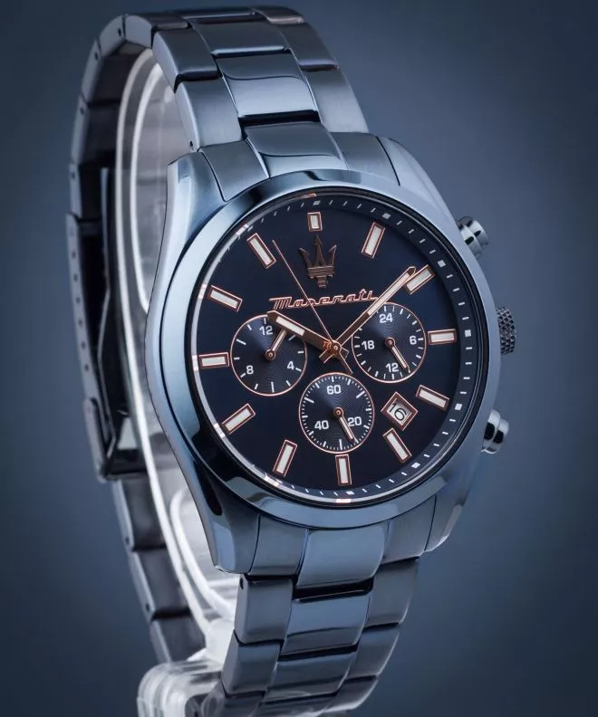 Maserati Attrazione Chronograph Blue Edition férfi karóra R8873626003