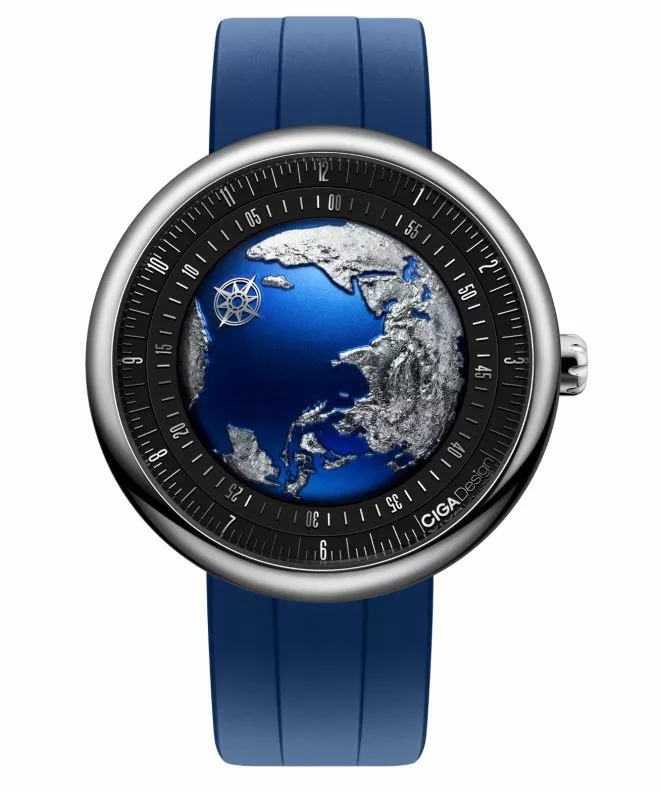 Ciga Design Blue Planet GPHG 2021 Titanium Férfi Karóra U033-TU02-W6U