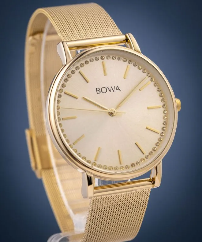 BOWA Rio Full Gold Mesh 38 női karóra RI384-44-184M