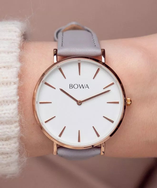 BOWA New York Rose-Gold Grey 38 Női Karóra NY387-27-186L
