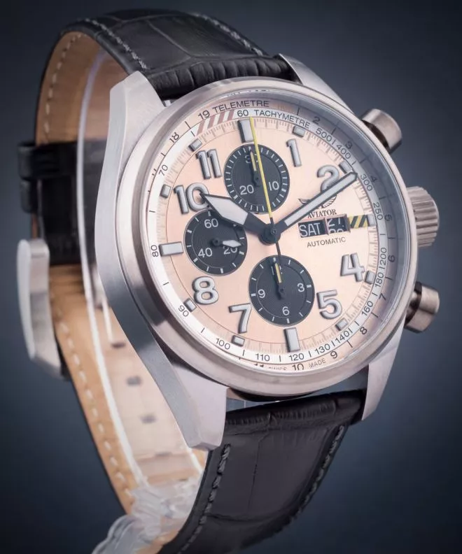 Aviator Airacobra Chrono Automatic Mens férfi karóra V.4.26.0.177.4