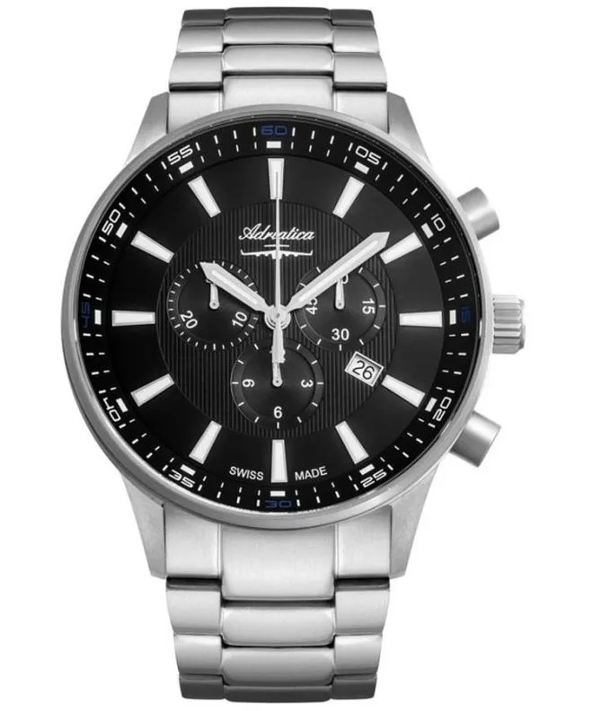 Adriatica Classic Titanium Chronograph férfi karóra A8281.4114CH2
