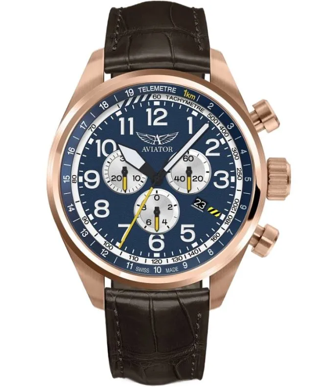 Aviator Airacobra P45 Chronograph férfi karóra V.2.25.2.170.0