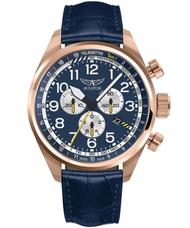 Aviator Airacobra P45 Chronograph férfi karóra V.2.25.2.170.4