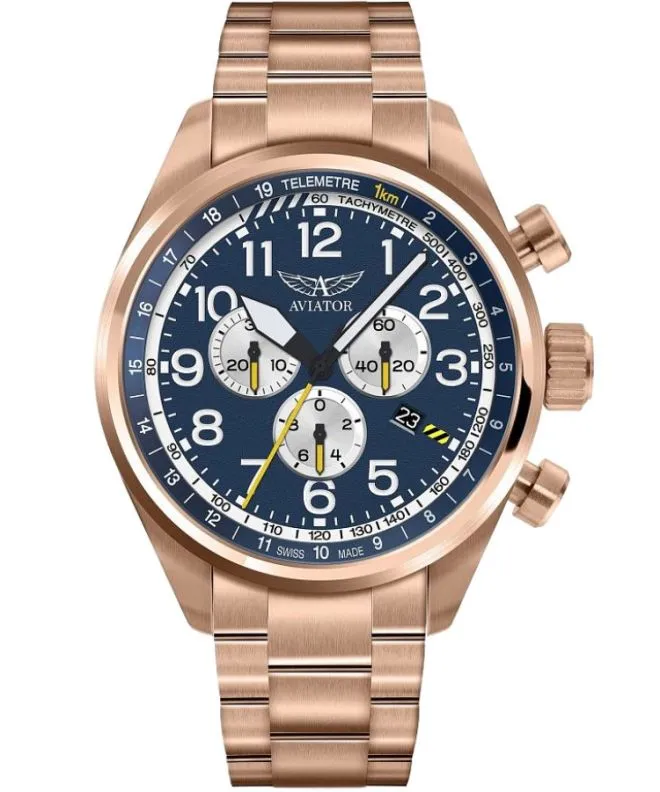 Aviator Airacobra P45 Chronograph férfi karóra V.2.25.2.170.5