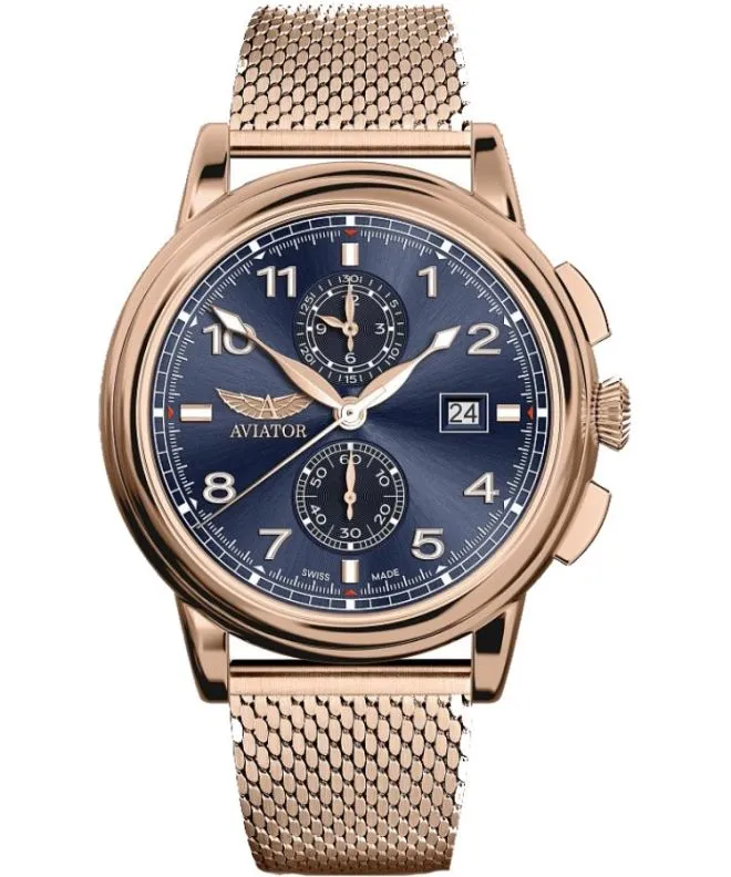 Aviator Douglas DC-3 Chronograph Limited Edition férfi karóra V.2.45.2.408.5