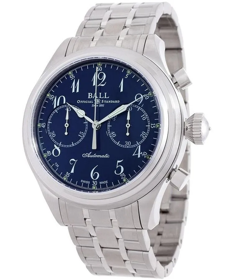 Ball Trainmaster Canonball Automatic Chronograph férfi karóra CM1052D-S7J-BE