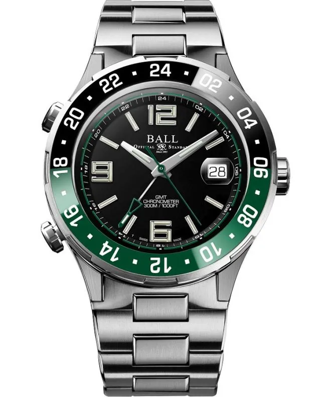 Ball Roadmaster Pilot GMT Automatic Titanium Chronograph Limited Edition férfi karóra DG3038A-S3C-BK