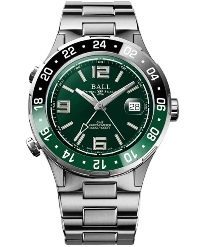 Ball Roadmaster Pilot GMT Automatic Titanium Chronograph férfi karóra DG3038A-S3C-GR